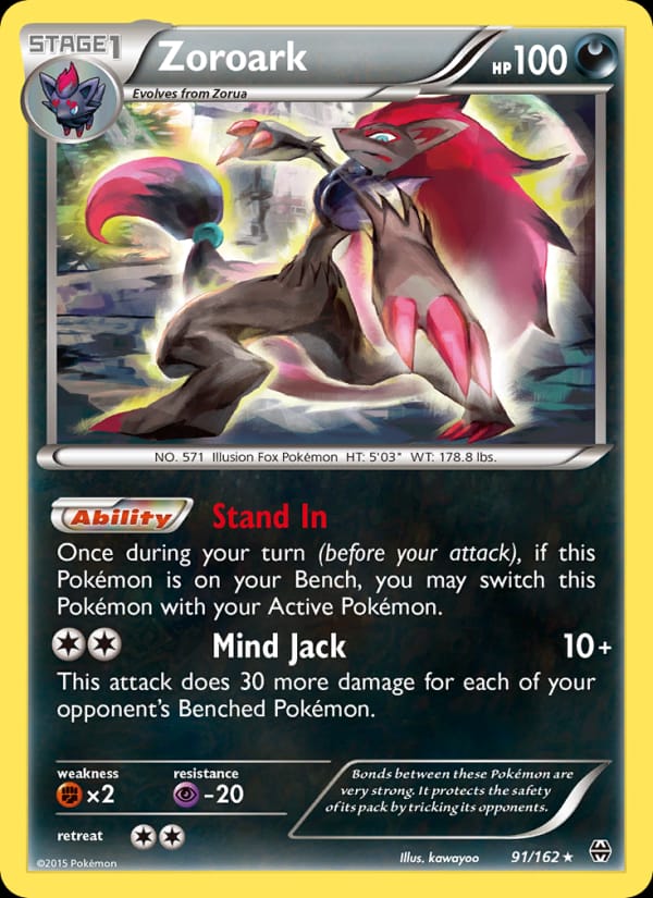 Zoroark, XY - BREAKthrough · 91/162