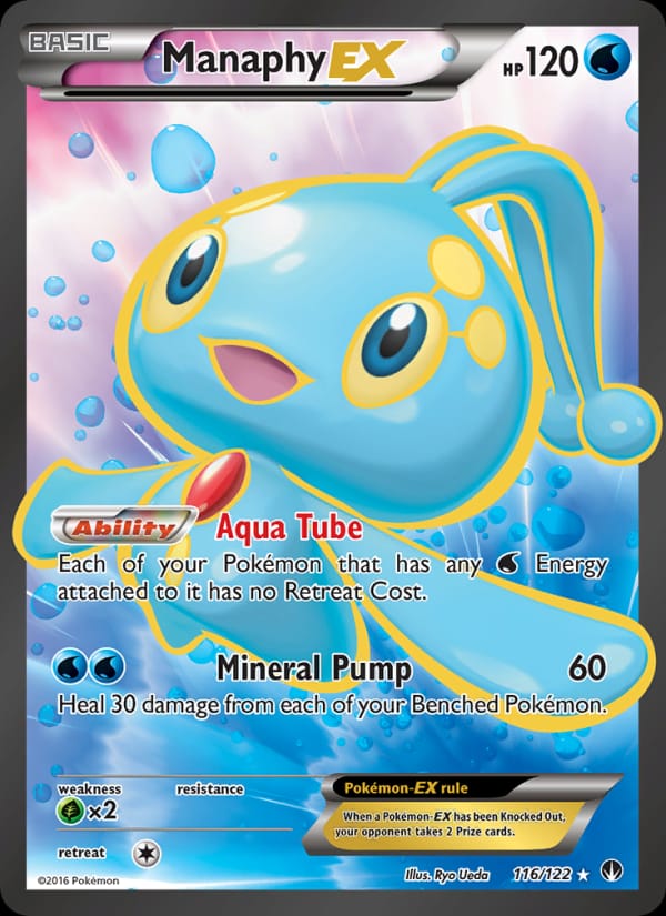 Manaphy EX, XY - BREAKpoint · 116/122