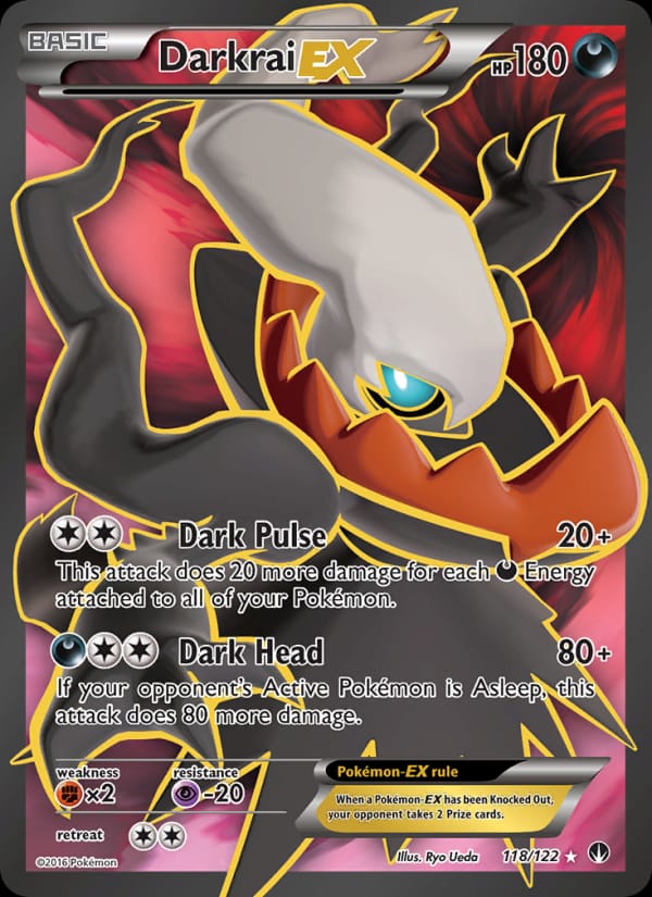 Darkrai EX, XY - BREAKpoint · 118/122
