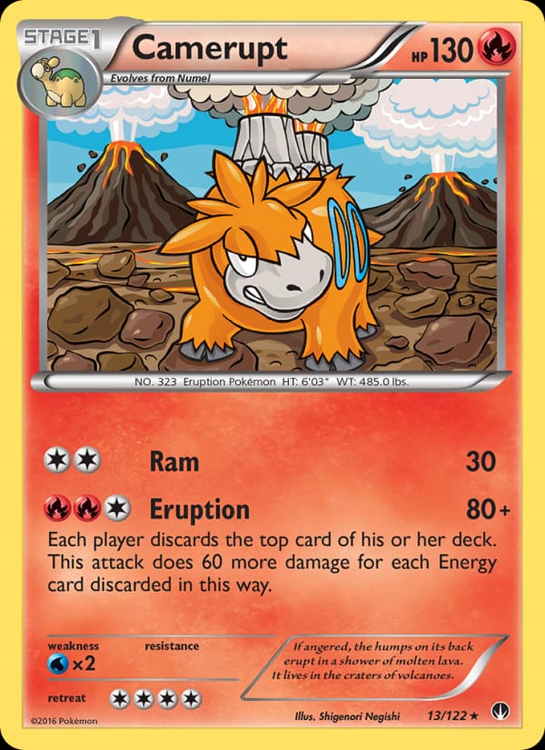 Camerupt, XY - BREAKpoint · 13/122