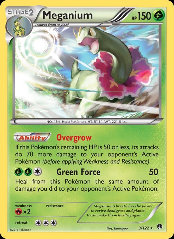 Meganium, XY - BREAKpoint · 3/122