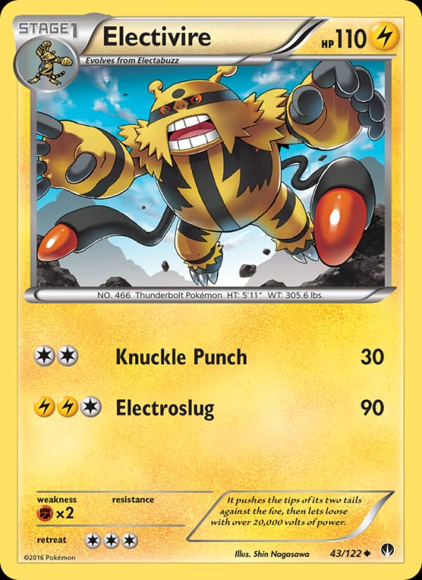 Electivire, XY - BREAKpoint · 43/122