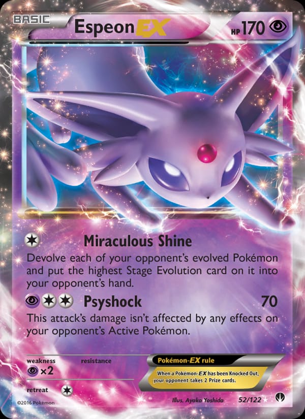 Espeon EX, XY - BREAKpoint · 52/122