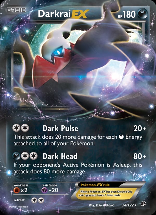 Darkrai EX, XY - BREAKpoint · 74/122