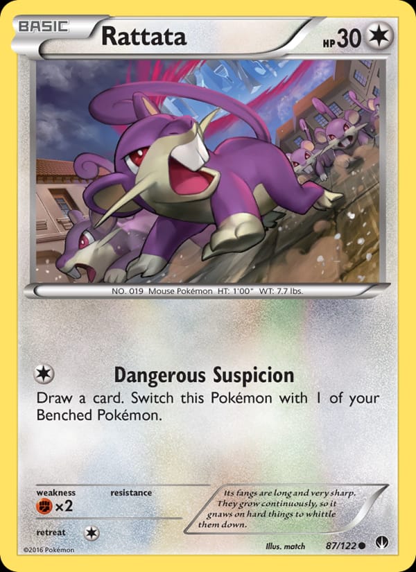 Rattata, XY - BREAKpoint · 87/122