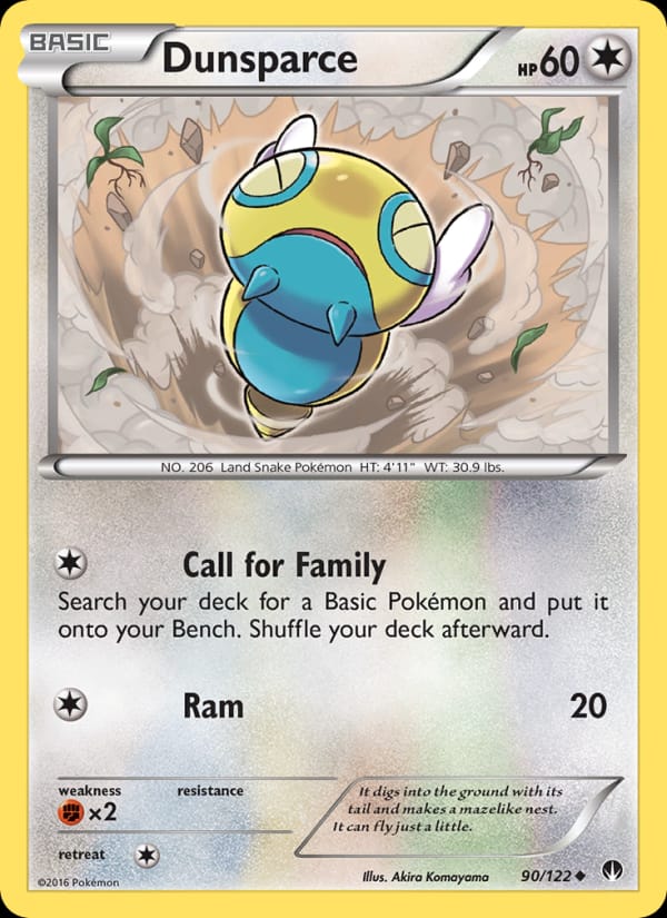 Dunsparce, XY - BREAKpoint · 90/122