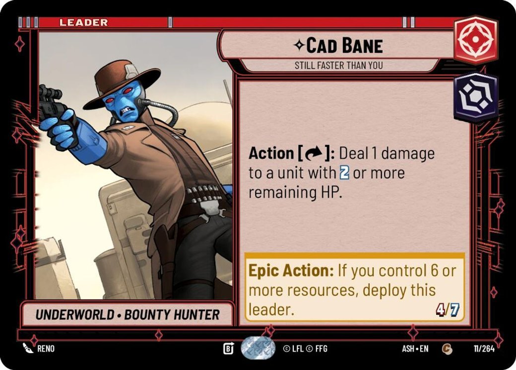 Cad Bane - Still Faster Than You, Ashes of the Empire · 11/264