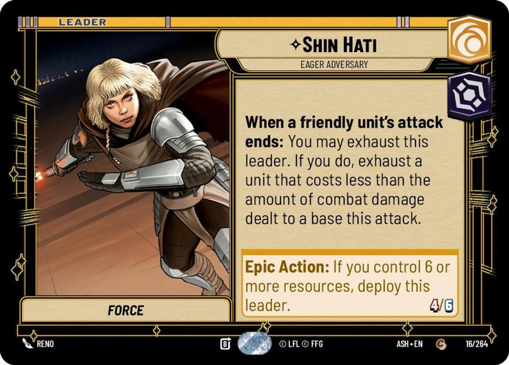 Shin Hati - Eager Adversary, Ashes of the Empire · 16/264
