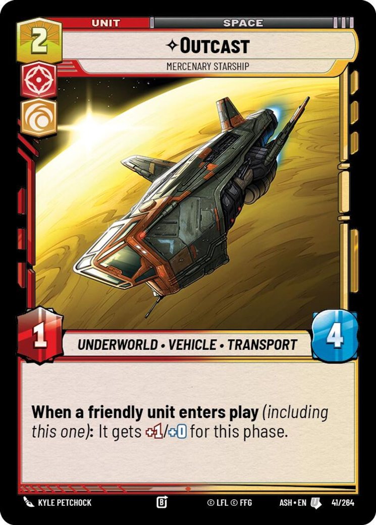 Outcast - Mercenary Starship, Ashes of the Empire · 41/264