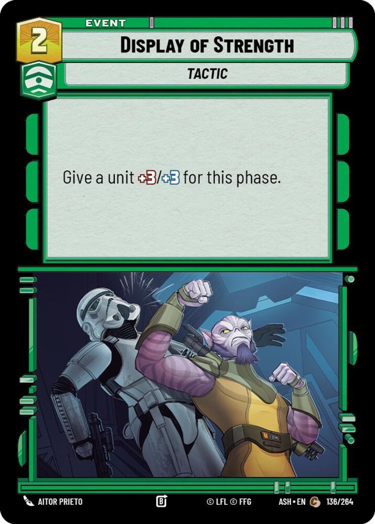 Display of Strength, Ashes of the Empire · 136/264