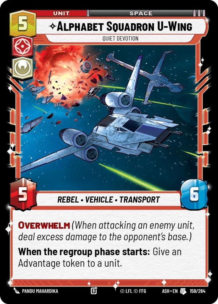 Alphabet Squadron U-Wing - Quiet Devotion, Ashes of the Empire · 159/264