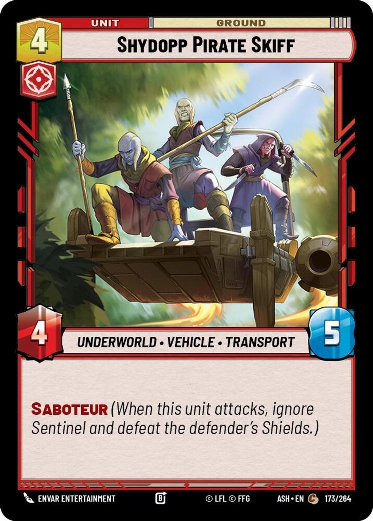 Shydopp Pirate Skiff, Ashes of the Empire · 173/264