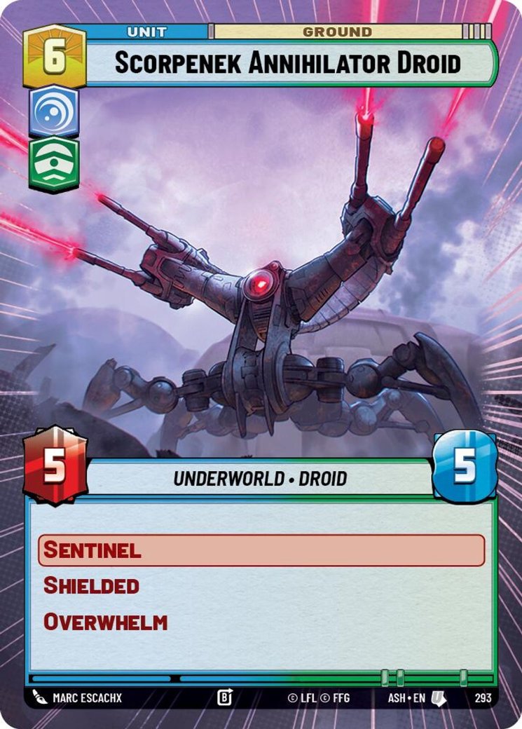 Scorpenek Annihilator Droid, Ashes of the Empire · 293
