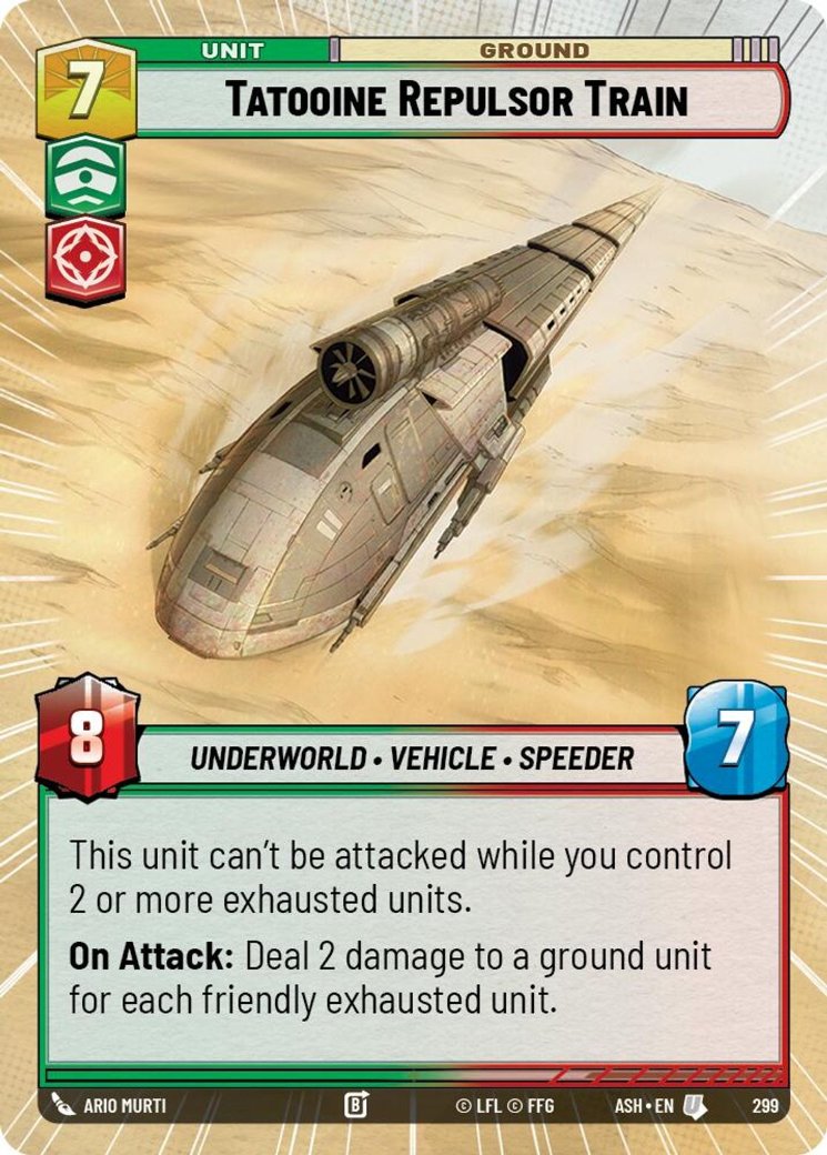 Tatooine Repulsor Train, Ashes of the Empire · 299