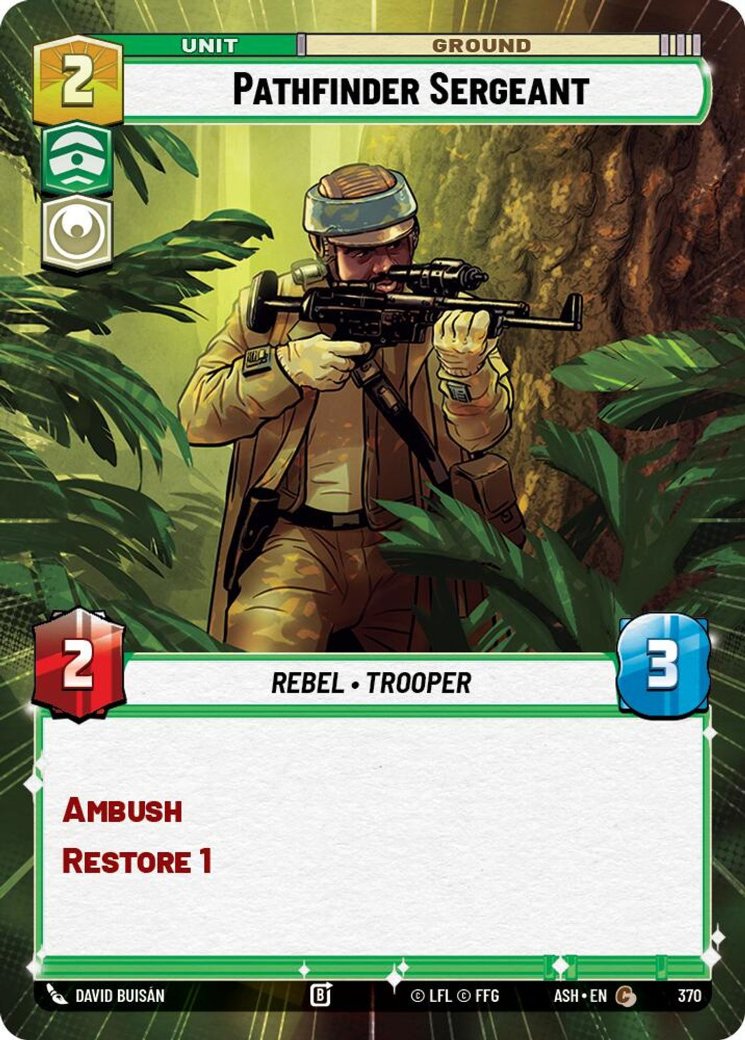 Pathfinder Sergeant, Ashes of the Empire · 370