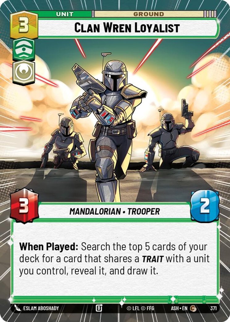 Clan Wren Loyalist, Ashes of the Empire · 371