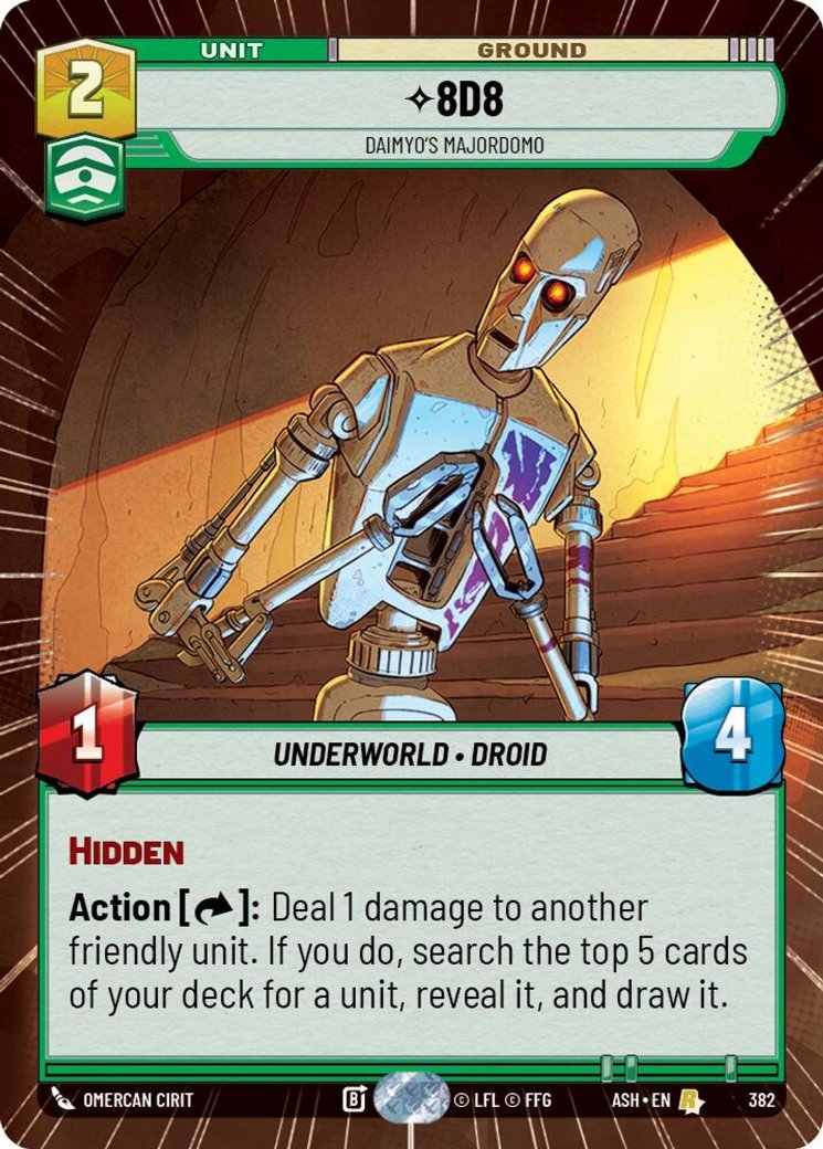 8D8 - Daimyo's Majordomo, Ashes of the Empire · 382
