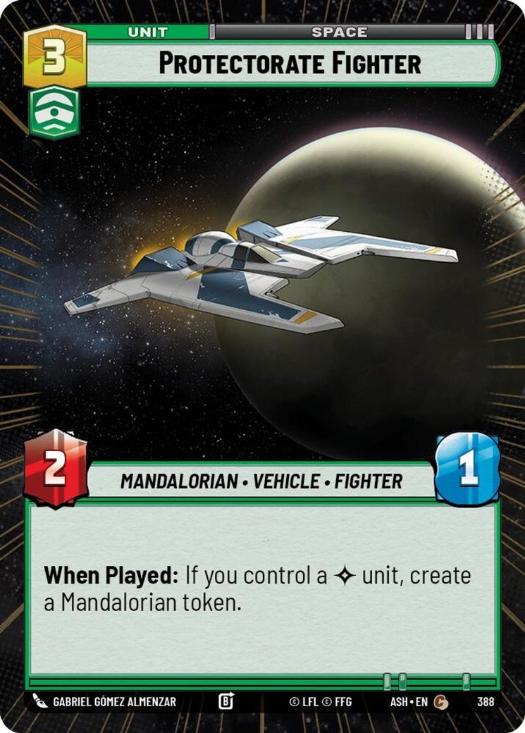 Protectorate Fighter, Ashes of the Empire · 388