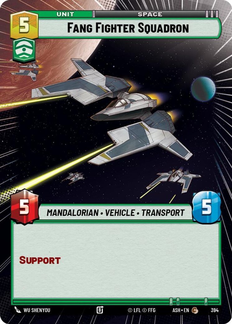 Fang Fighter Squadron, Ashes of the Empire · 394