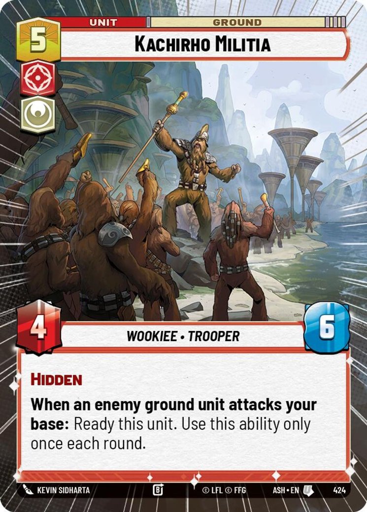Kachirho Militia, Ashes of the Empire · 424