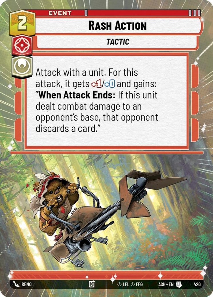 Rash Action, Ashes of the Empire · 426