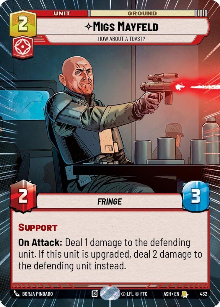 Migs Mayfeld - How About a Toast?, Ashes of the Empire · 432