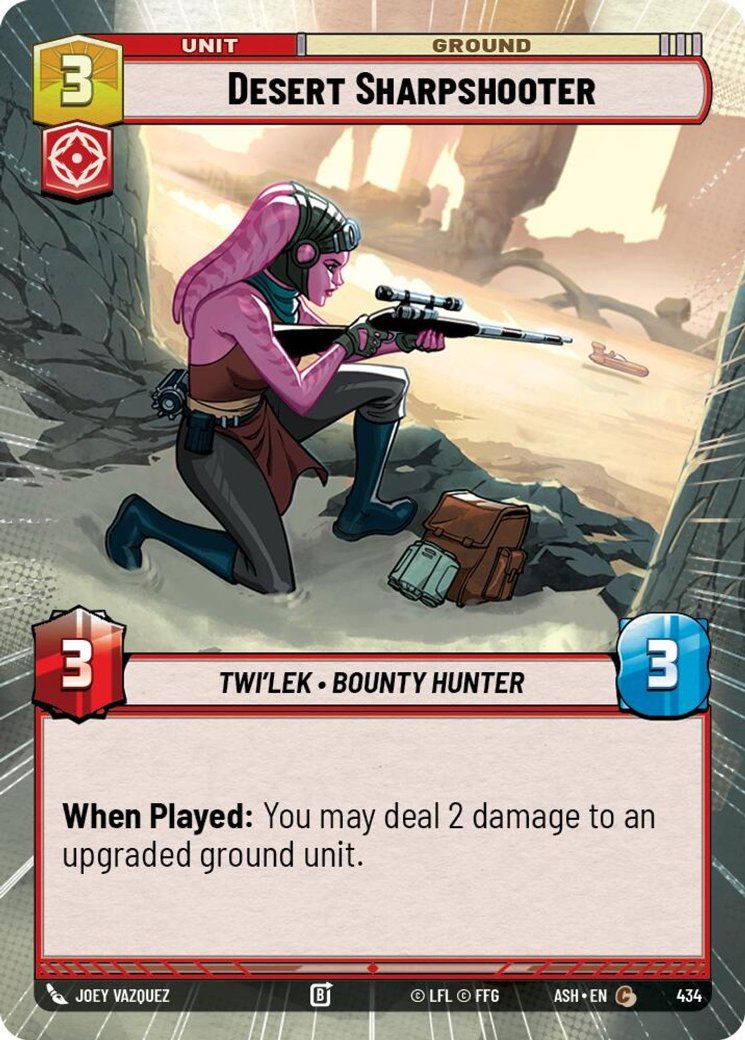 Desert Sharpshooter, Ashes of the Empire · 434