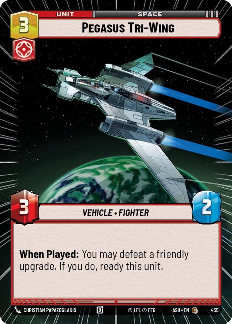 Pegasus Tri-Wing, Ashes of the Empire · 435