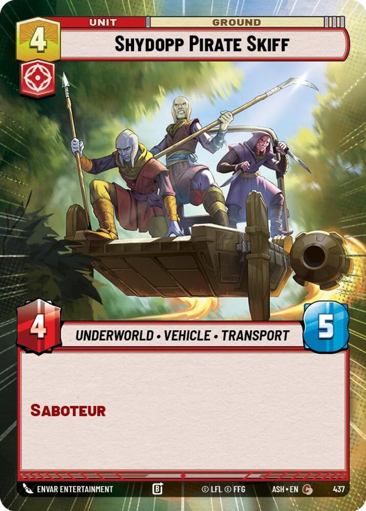Shydopp Pirate Skiff, Ashes of the Empire · 437