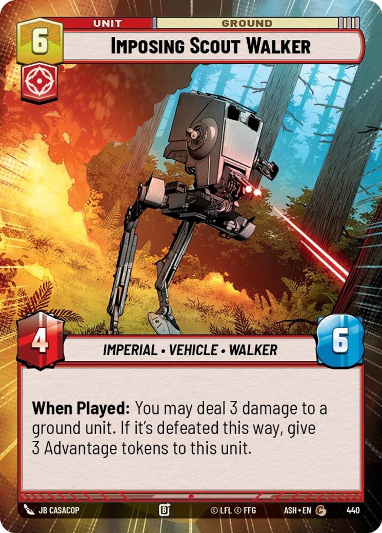 Imposing Scout Walker, Ashes of the Empire · 440