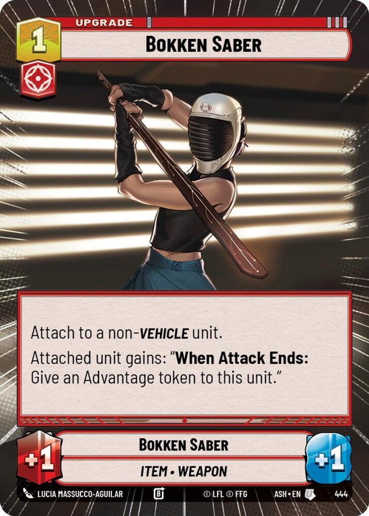 Bokken Saber, Ashes of the Empire · 444