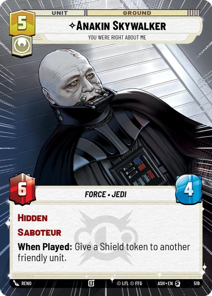 Anakin Skywalker - You Were Right About Me, Ashes of the Empire · 519