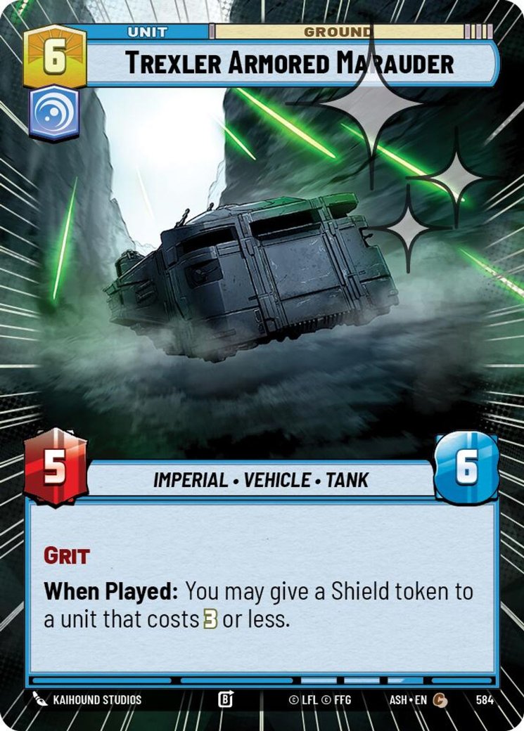 Trexler Armored Marauder, Ashes of the Empire · 584