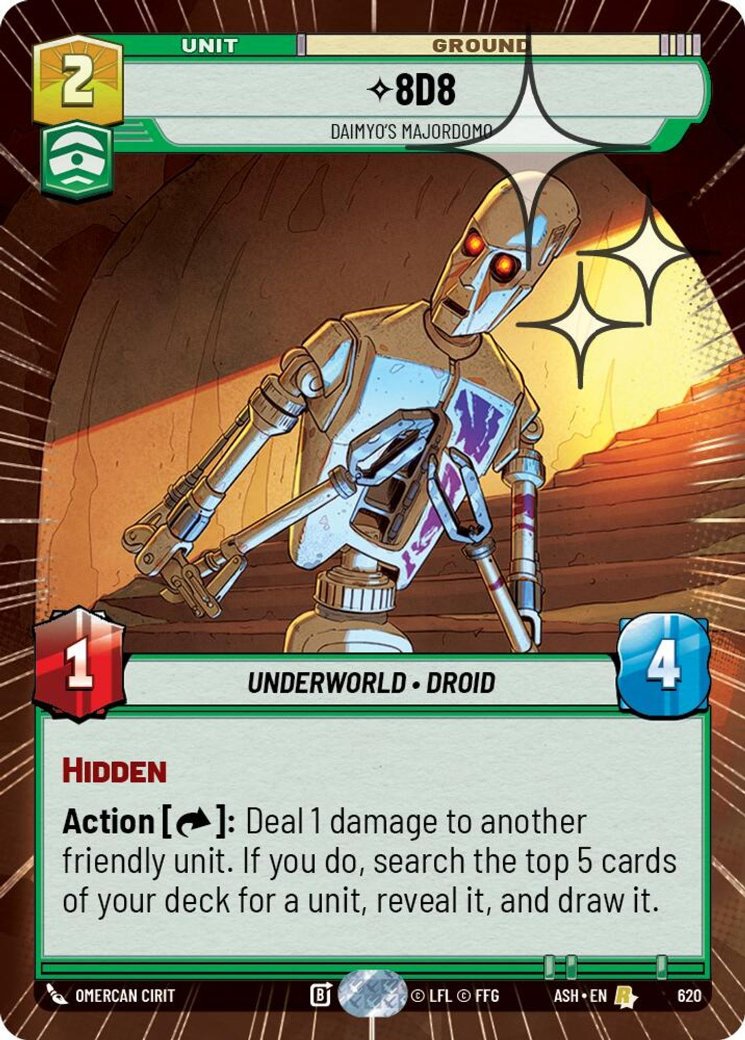 8D8 - Daimyo's Majordomo, Ashes of the Empire · 620