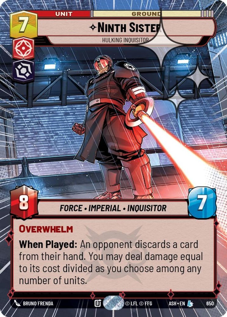 Ninth Sister - Hulking Inquisitor, Ashes of the Empire · 650