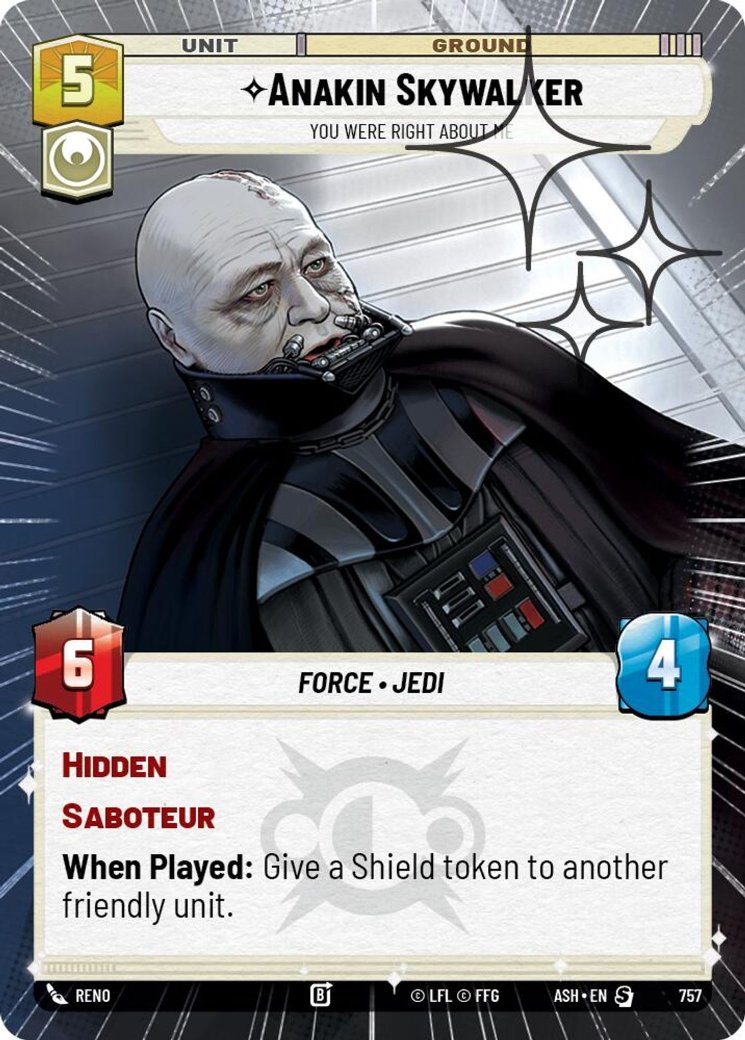 Anakin Skywalker - You Were Right About Me, Ashes of the Empire · 757