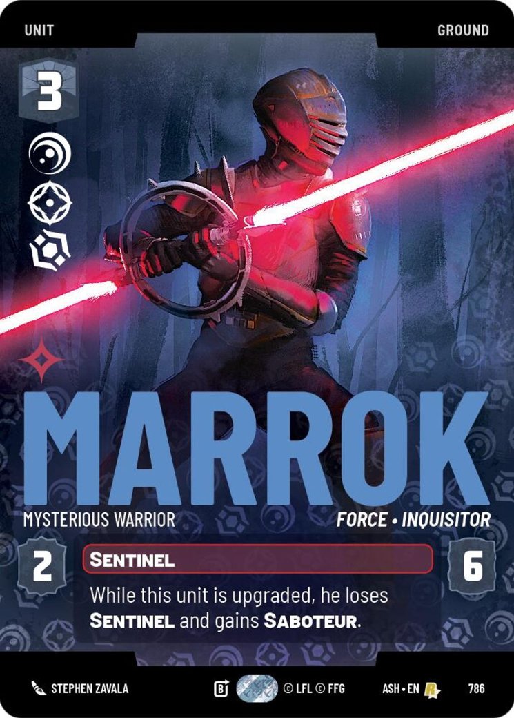 Marrok - Mysterious Warrior, Ashes of the Empire · 786