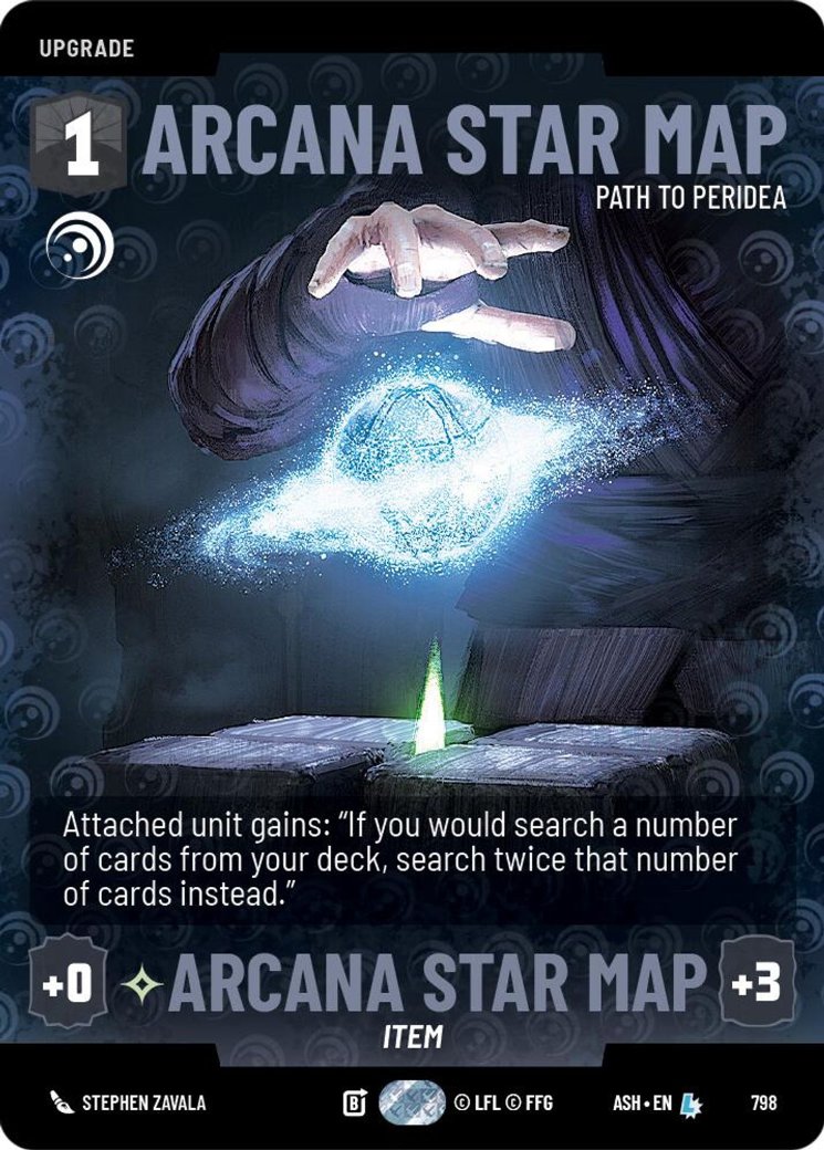 Arcana Star Map - Path to Peridea, Ashes of the Empire · 798