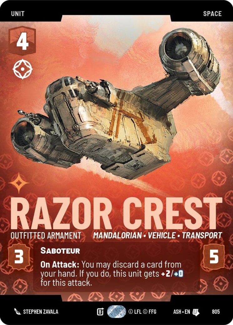 Razor Crest - Outfitted Armament, Ashes of the Empire · 805