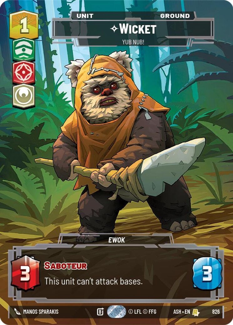 Wicket - Yub Nub!, Ashes of the Empire · 826
