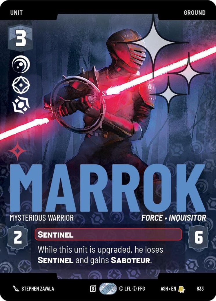 Marrok - Mysterious Warrior, Ashes of the Empire · 833
