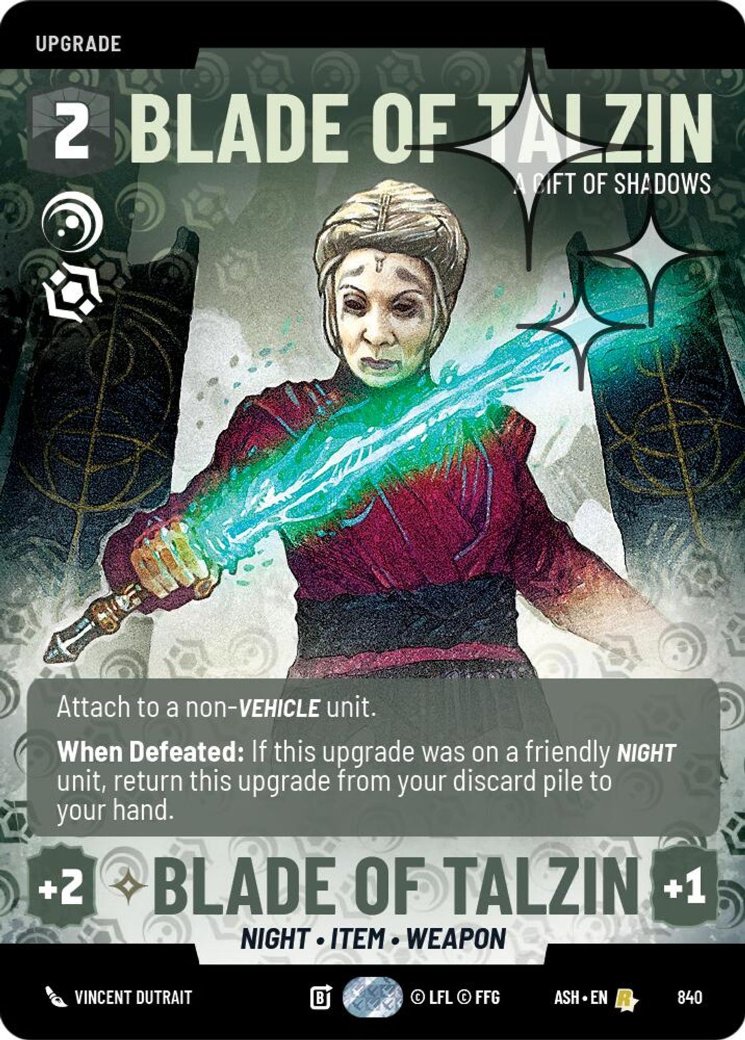 Blade of Talzin - A Gift of Shadows, Ashes of the Empire · 840