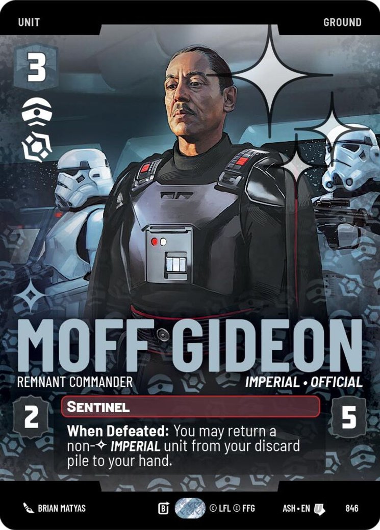 Moff Gideon - Remnant Commander, Ashes of the Empire · 846