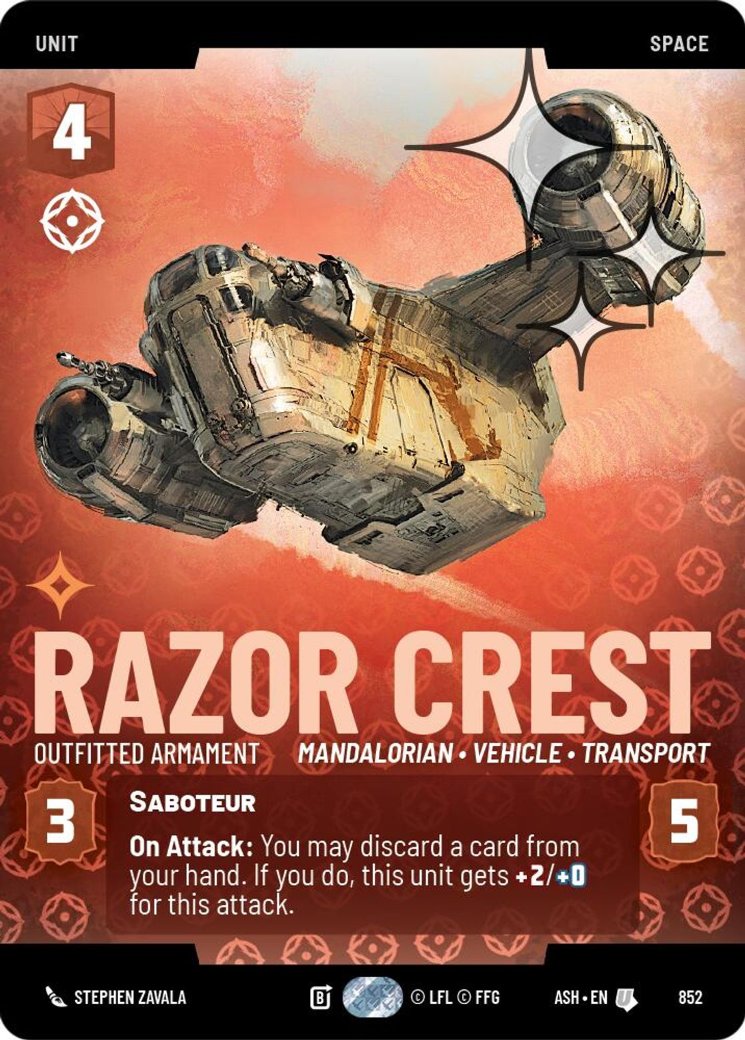 Razor Crest - Outfitted Armament, Ashes of the Empire · 852