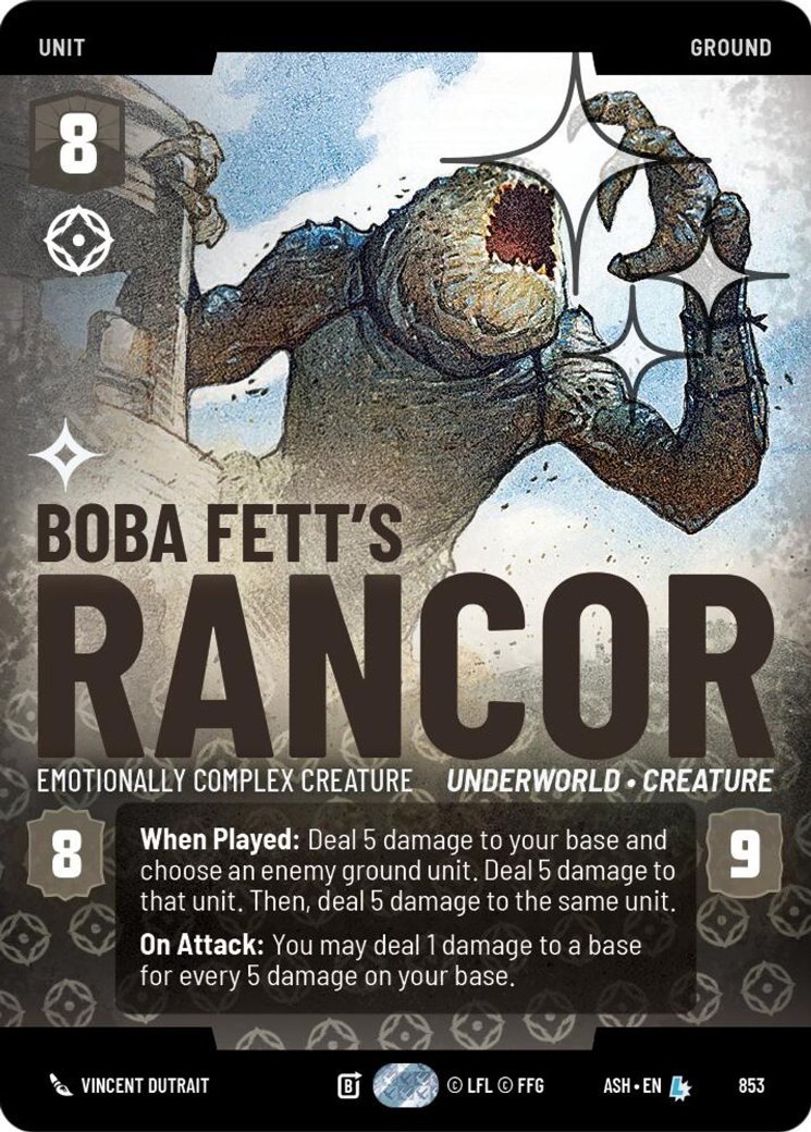 Boba Fett's Rancor - Emotionally Complex Creature, Ashes of the Empire · 853