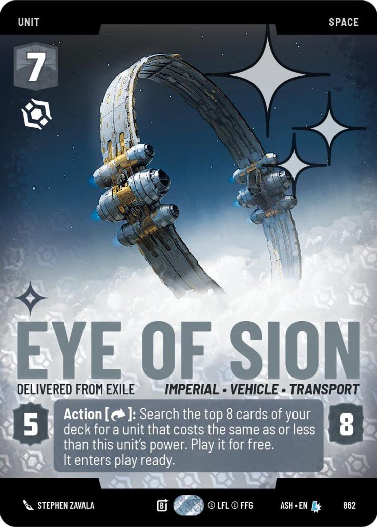 Eye of Sion - Delivered from Exile, Ashes of the Empire · 862