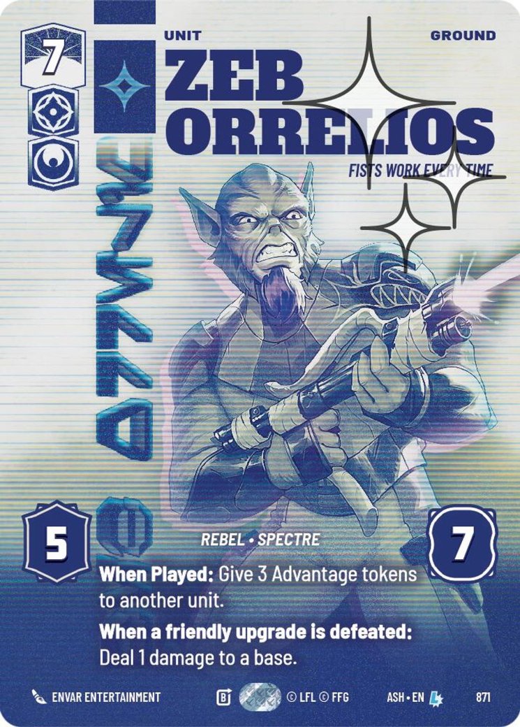 Zeb Orrelios - Fists Work Every Time, Ashes of the Empire · 871