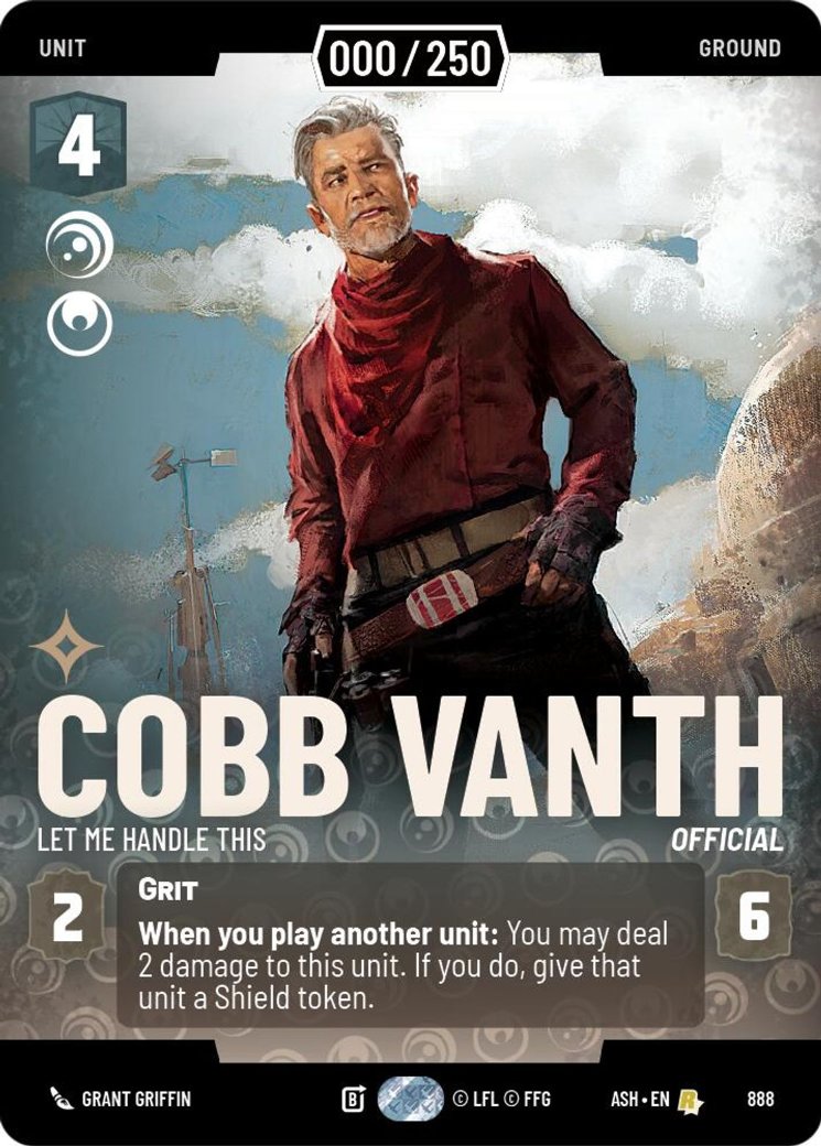 Cobb Vanth - Let Me Handle This, Ashes of the Empire · 888