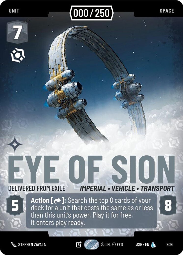 Eye of Sion - Delivered from Exile, Ashes of the Empire · 909