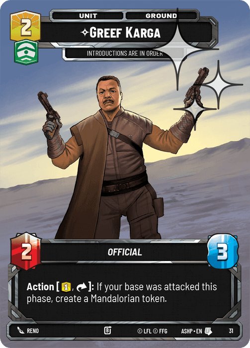 Greef Karga, Ashes of the Empire - Weekly Play Promos · 31